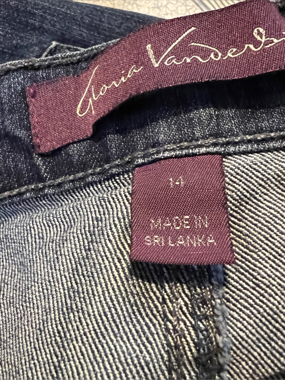 Gloria Vanderbilt Amanda Bootcut Jeans 14 Missy Short MidRise - Picture 3 of 9